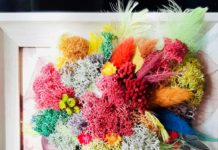 O tanara din Targu-Jiu realizeaza obiecte de decor si tablouri cu si din licheni stabilizati.