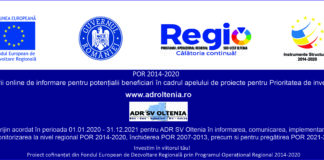 ADR Sud-Vest Oltenia organizează seminare online de informare pentru potențialii beneficiari în cadrul apelului de proiecte pentru Prioritatea de investiții 2.2