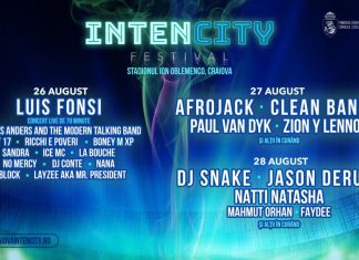 Craiova găzduiește, între 26 și 28 august, unul dintre marile festivaluri de muzică ale anului: IntenCity. DJ Snake, Jason Derulo, Afrojack, Luis Fonsi, Clean Bandit, Natti Natasha, și mulți alții, pe scena marelui eveniment al sfârșitului verii – IntenCity