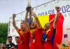 România este campioană mondială la padbol! „Tricolorii” au învins în ultimul act naționala Uruguayului. Cei doi sportivi componenți ai Naționalei României sunt din Craiova și sunt jucători ai clubului Flux Arena!