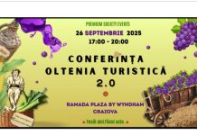 Pe 26 septembrie va avea loc cea de- a doua ediție a conferinței publice ,,Oltenia Turistică 2.0- Turismul ca motor de dezvoltare”